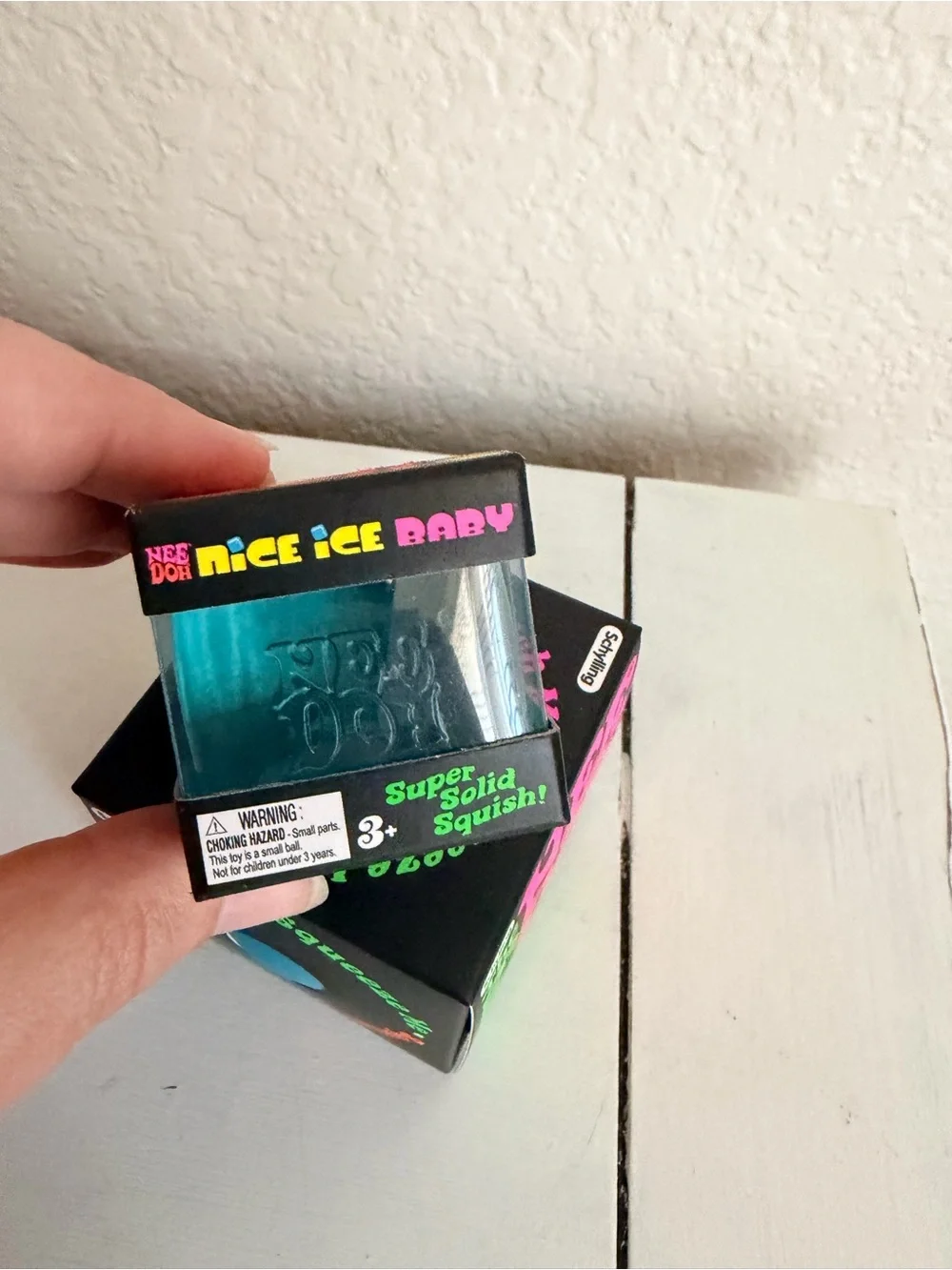 Authentic Groovy Nee Doh Glob and mini Nice Cube